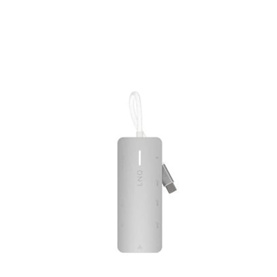 LinQ Hub Multiport Pro 8-en-1 HDMI 8K USB-C Power Delivery 140W 10Gbps Gris — image 5