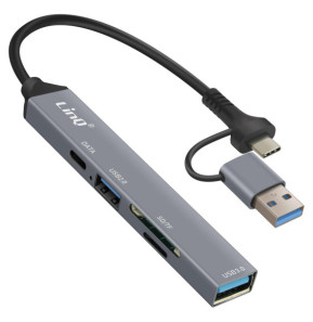 LinQ Hub USB C et USB avec USB-C + USB 2.0 +...