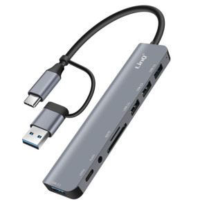 LinQ Hub USB Support OTG 5 Gbps Lecteur Carte...