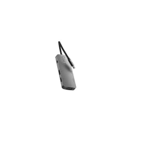 LinQ Hub USB-C Multiports 7-en-1 PD 100W HDMI Triple Affichage 4K/VGA/USB-A Gris — image 2