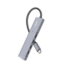 LinQ Hub USB-C OTG vers 3x USB C 5Gbps + USB 3.0 + USB C Power Delivery 60W Noir
