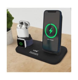 LinQ Station de charge iPhone / Apple Watch / Airpods Charge Rapide Noir