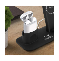 LinQ Station de charge iPhone / Apple Watch / Airpods Charge Rapide Noir