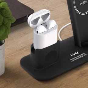 LinQ Station de charge iPhone / Apple Watch / Airpods Charge Rapide Noir — image 4
