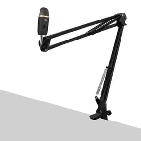 LinQ Support Micro Bras de Suspension Articulé Fixation Bureau Pliable Noir — image 2