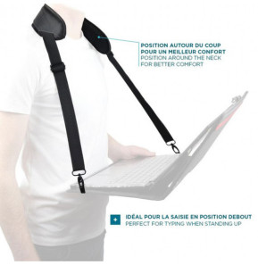 Mobilis Bandoulière ergonomique avec pattes cervicales