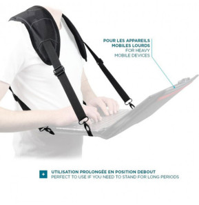 Mobilis Harnais de saisie 4 points Ultra ergonomique et confortable