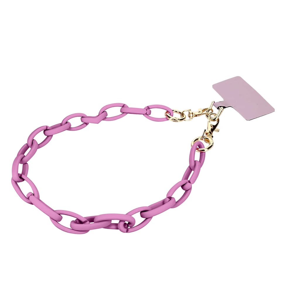 Moxie Bijou de Téléphone Chaîne Grosse Maille 58cm Série Milano Beige — image 2