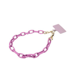 Moxie Bijou de Téléphone Chaîne Grosse Maille 58cm Série Milano Violet