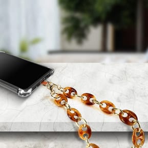 Moxie Bijou de Téléphone Chaîne Grosse Maille 58cm Firenze Miel — image 4