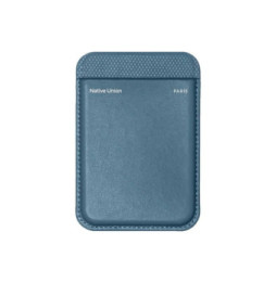 Native Union Porte-cartes Magnétique Compatible MagSafe (Re)Classic Bleu