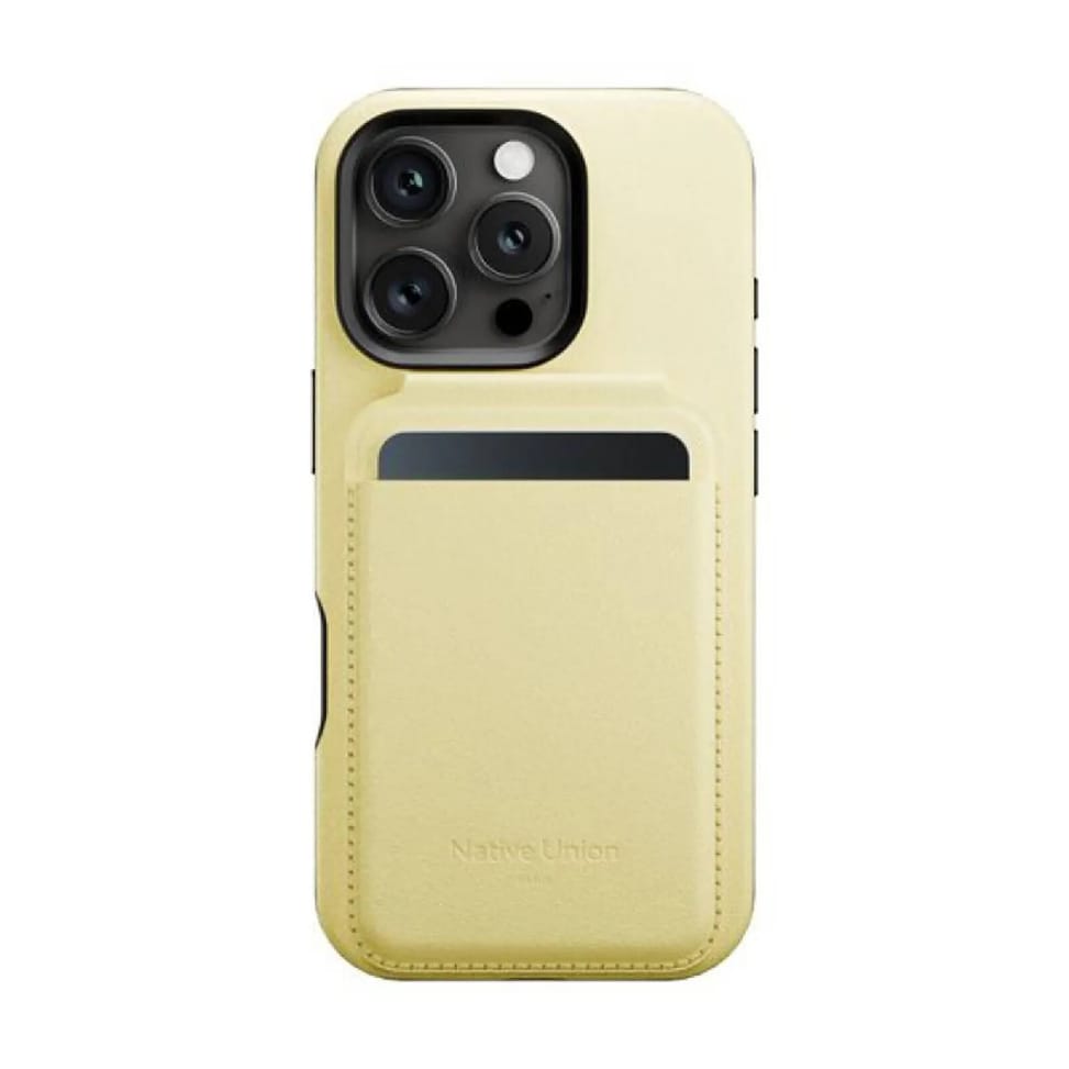 Native Union Porte-cartes Magnétique Support Wallet MagSafe Jaune — image 4