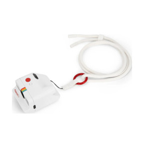 POLAROID Bandoulière pour Appareil Photo Polaroid Go Ajustable en Nylon Blanc
