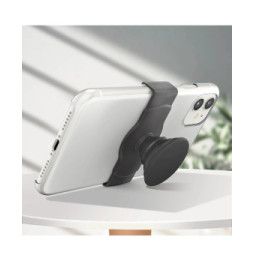 Popsockets PopGrip noir pour Smartphone, Bague et Support Universel