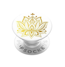 PopSockets Pop Grip pour Smartphones avec Logo Golden Prana Gén 2 Dorée