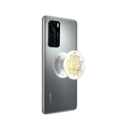 PopSockets Pop Grip pour Smartphones avec Logo Golden Prana Gén 2 Dorée