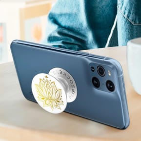 PopSockets Pop Grip pour Smartphones avec Logo Golden Prana Gén 2 Dorée — image 4