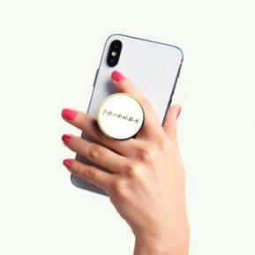 PopSockets Pop Grip pour Smartphones Enamel Friends avec PopTop Interchangeable Noir — image 4