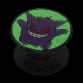 PopSockets Pop Grip pour Smartphones Enamel Glow in the Dark Gengar Noir — image 2