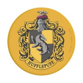 PopSockets Pop Grip pour Smartphones Standard avec Logo de Hufflepuff Noir / Jaune — image 2