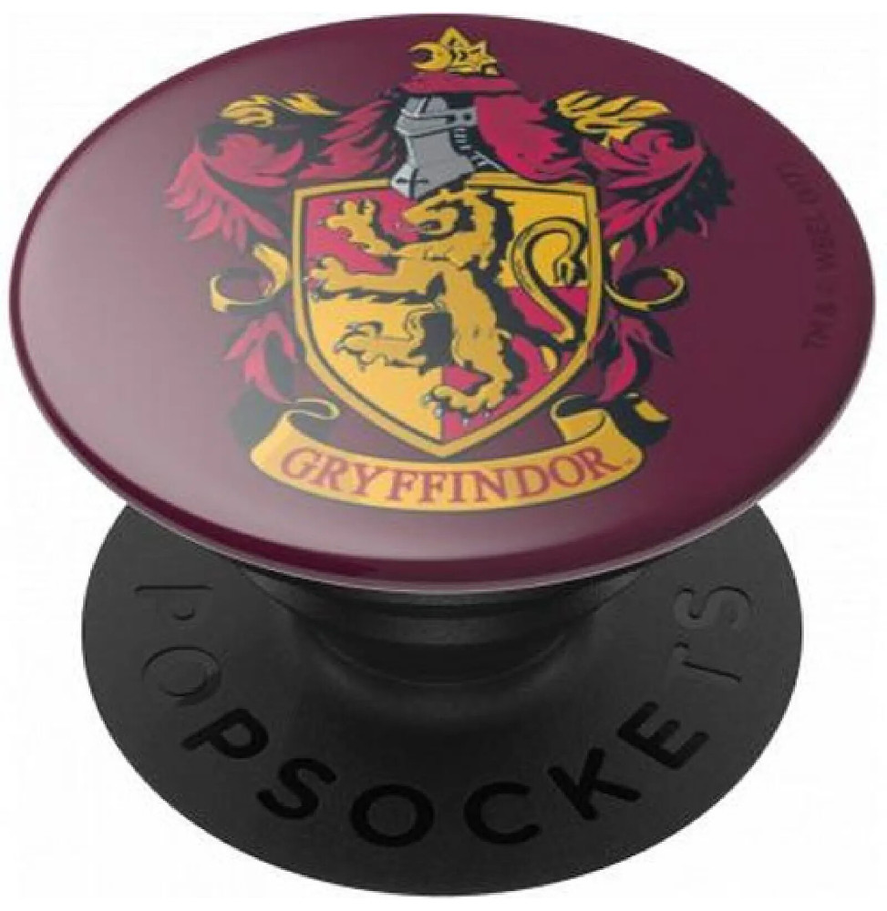 PopSockets Pop Grip pour Smartphones Standard avec Logo Gryffindor Bordeaux