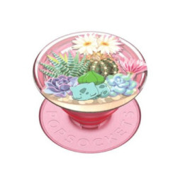 PopSockets Pop Grip pour Smartphones Standard Bulbasaur Terrarium de Pokémon Multicolore