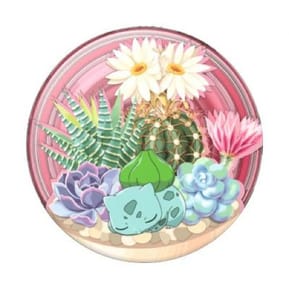 PopSockets Pop Grip pour Smartphones Standard Bulbasaur Terrarium de Pokémon Multicolore — image 2