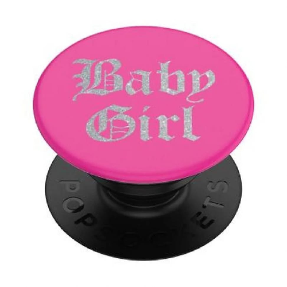PopSockets Pop Grip pour Smartphones Standard Design Baby Girl Noir — image 1