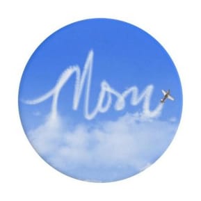 PopSockets Pop Grip pour Smartphones Standard Design Nuage Mom Blanc / Bleu — image 2