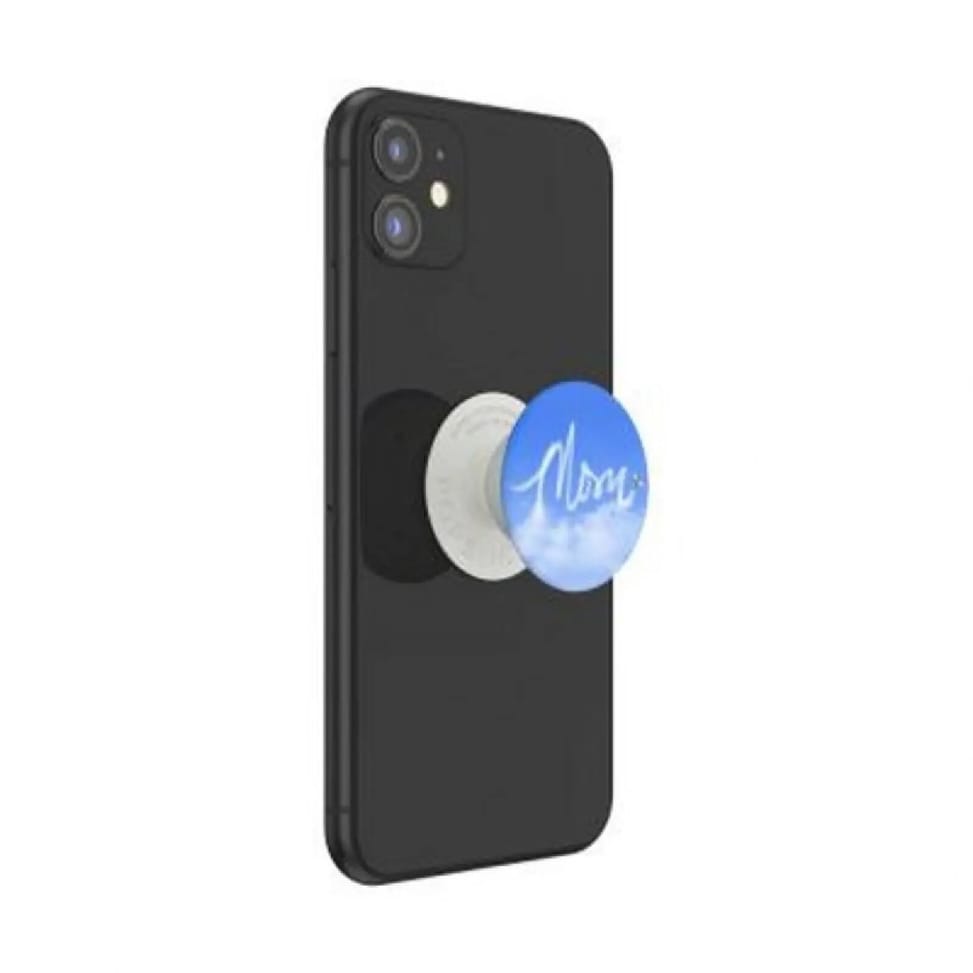 PopSockets Pop Grip pour Smartphones Standard Design Nuage Mom Blanc / Bleu — image 3