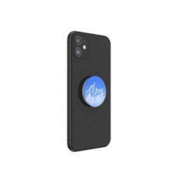 PopSockets Pop Grip pour Smartphones Standard Design Nuage Mom Blanc / Bleu