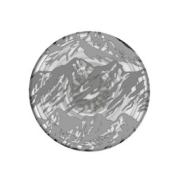 PopSockets Pop Grip pour Smartphones Standard Design Plant Mountains Gris