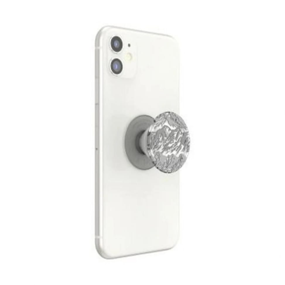 PopSockets Pop Grip pour Smartphones Standard Design Plant Mountains Gris — image 3