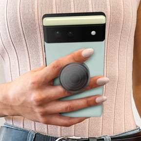 PopSockets Pop Grip pour Smartphones Standard Design Smoke Noir transparent — image 3