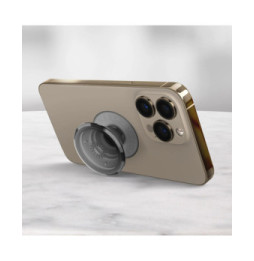 PopSockets Pop Grip pour Smartphones Standard Design Smoke Noir transparent