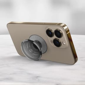PopSockets Pop Grip pour Smartphones Standard Design Smoke Noir transparent — image 4