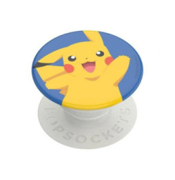 PopSockets Pop Grip pour Smartphones Standard Pikachu Knocked Pokémon Blanc / Bleu