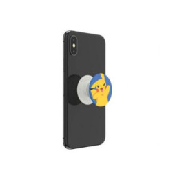 PopSockets Pop Grip pour Smartphones Standard Pikachu Knocked Pokémon Blanc / Bleu