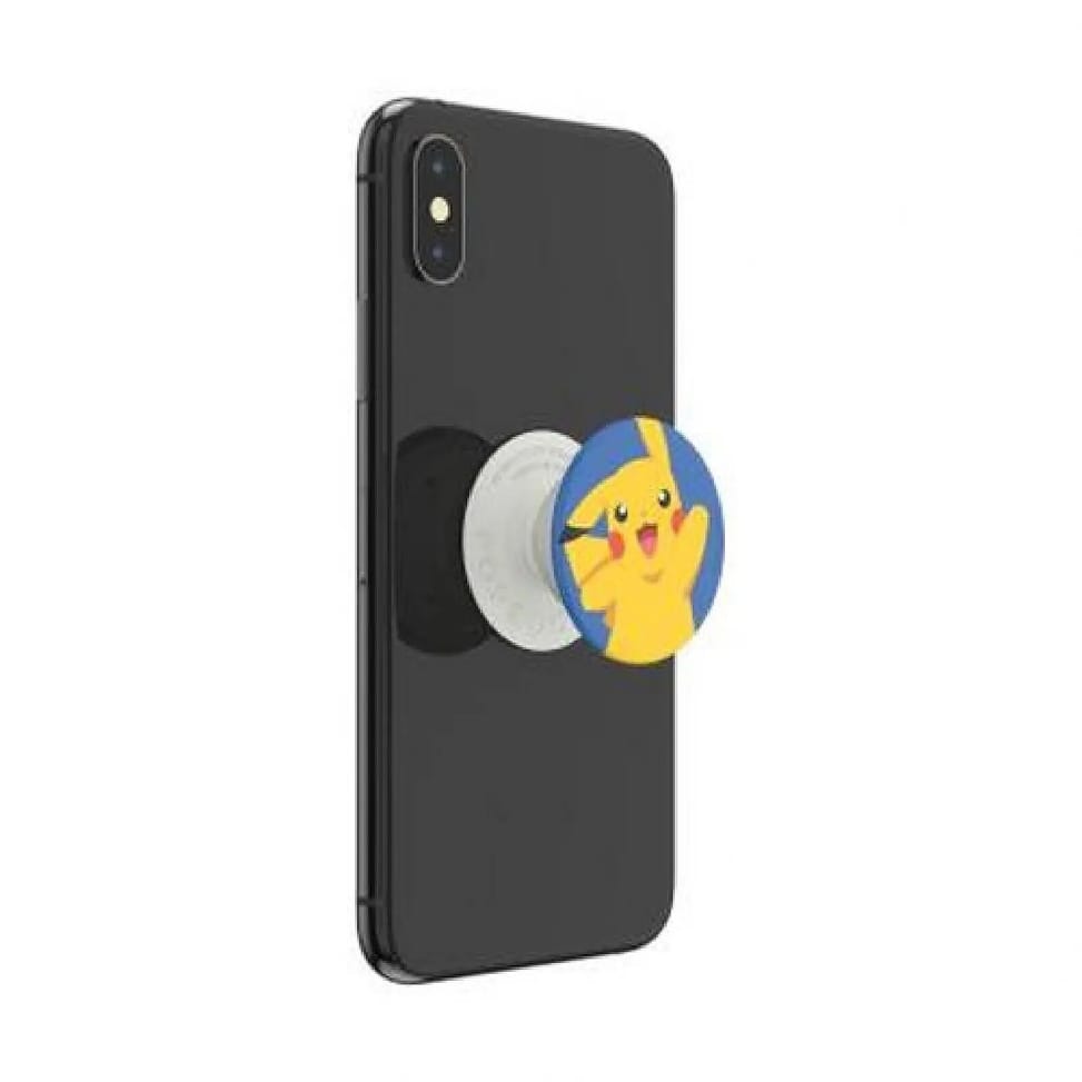 PopSockets Pop Grip pour Smartphones Standard Pikachu Knocked Pokémon Blanc / Bleu — image 3