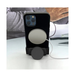Popsockets PopGrip Compatible avec PopMounts Support bureau Rétractable Noir
