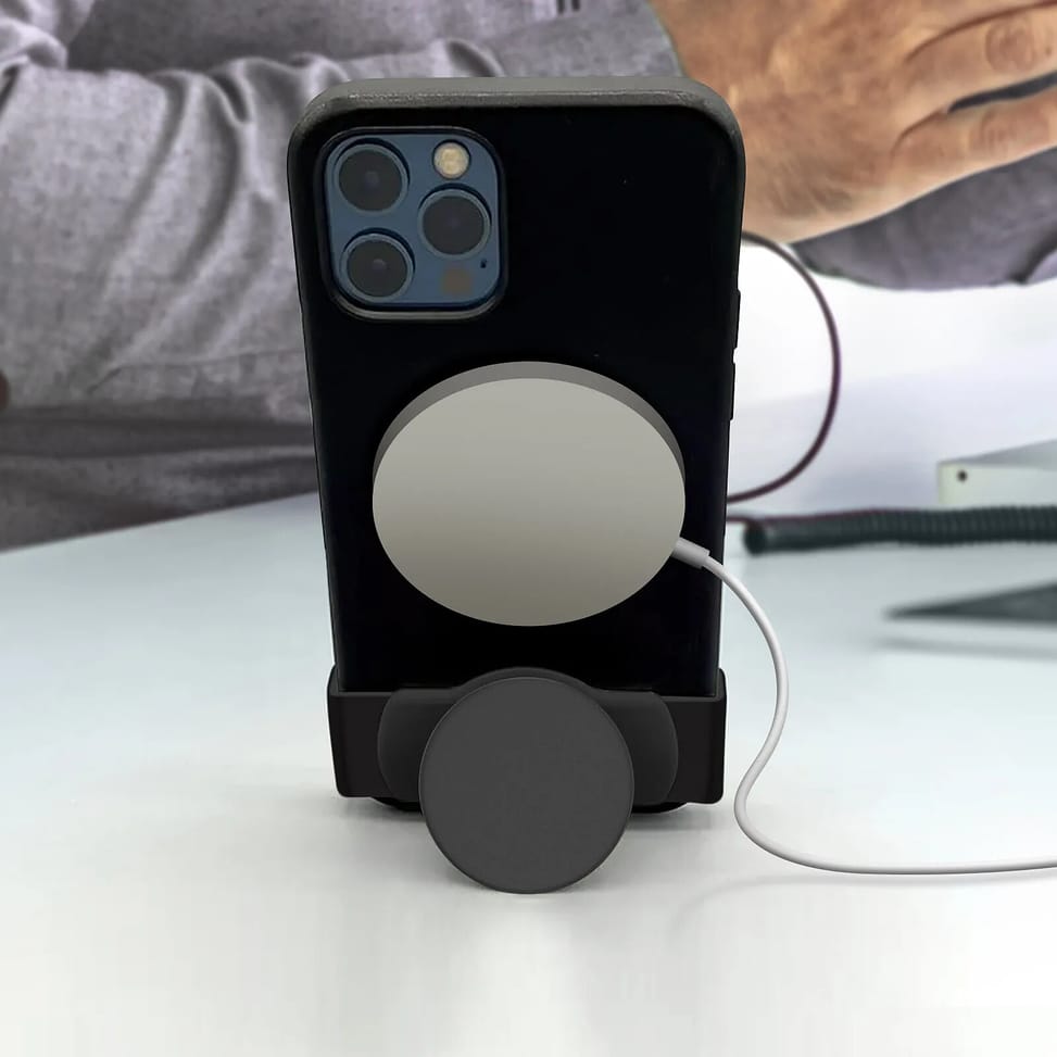 Popsockets PopGrip Compatible avec PopMounts Support bureau Rétractable Noir — image 5