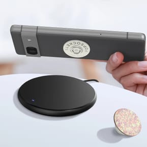 Popsockets PopGrip Confetti Iridescent pour Smartphone Bague et Support Universel Rose — image 5