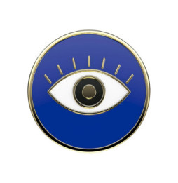 Popsockets PopGrip Design Evil Eye pour Smartphone, Bague et Support Universel Bleu