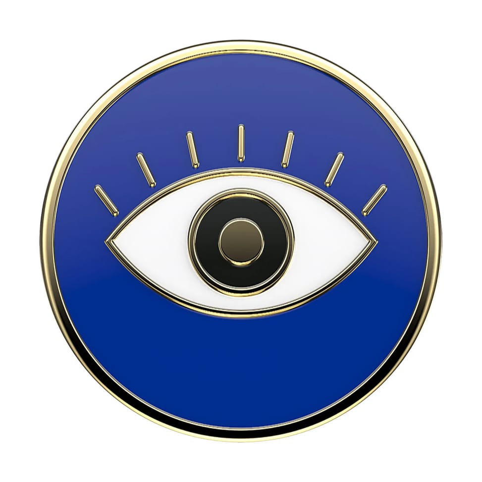 Popsockets PopGrip Design Evil Eye pour Smartphone, Bague et Support Universel Bleu — image 2