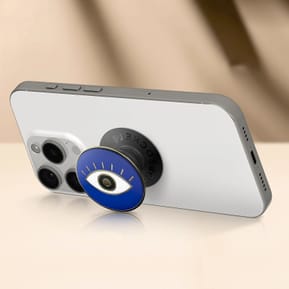 Popsockets PopGrip Design Evil Eye pour Smartphone, Bague et Support Universel Bleu — image 3