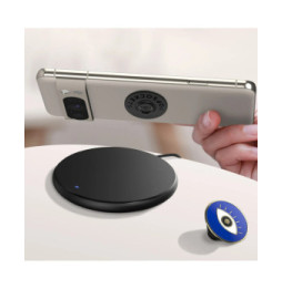 Popsockets PopGrip Design Evil Eye pour Smartphone, Bague et Support Universel Bleu