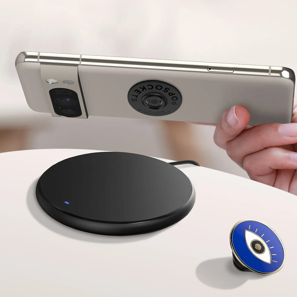 Popsockets PopGrip Design Evil Eye pour Smartphone, Bague et Support Universel Bleu — image 5