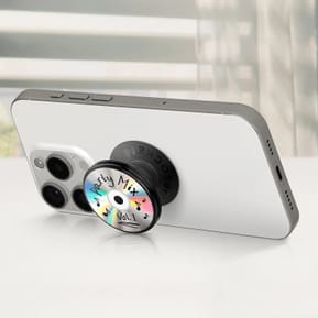 Popsockets PopGrip Design Party Mix pour Smartphone, Bague et Support Universel Noir — image 3