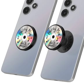 Popsockets PopGrip Design Party Mix pour Smartphone, Bague et Support Universel Noir — image 4