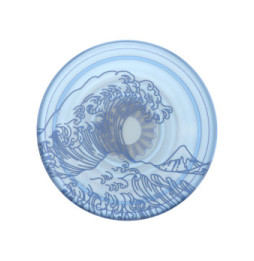 Popsockets PopGrip Design Plant Ocean pour Smartphone, Bague et Support Universel Bleu